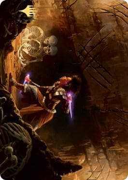 Dogged Pursuit Art Card (Gold-Stamped Signature)