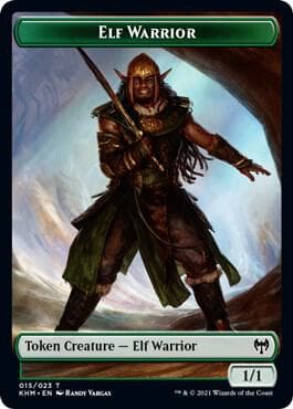 Elf Warrior // Dragon Double-Sided Token