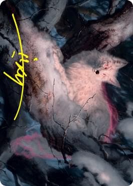 Mila, Crafty Companion Art Card (Gold-Stamped Signature)