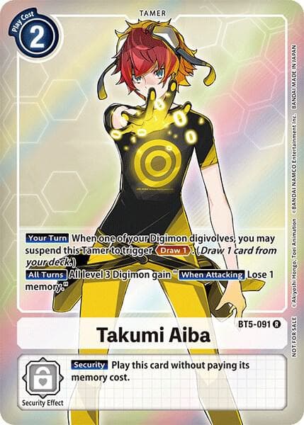 Takumi Aiba (Box Topper)