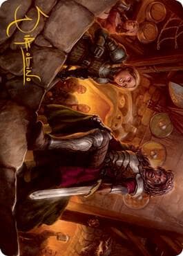 Veteran Dungeoneer Art Card (Gold-Stamped Signature)