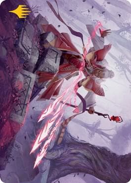 Magic Missile Art Card (Gold-Stamped)