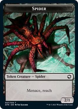 Spider // Emblem - Lolth, Spider Queen Double-Sided Token