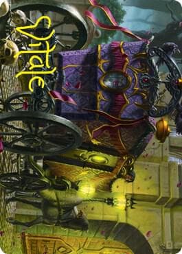 Honeymoon Hearse Art Card (Gold-Stamped Signature)