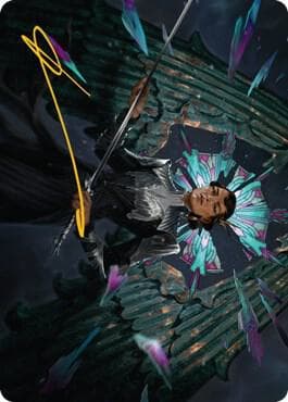 Sanctuary Warden Art Card (Gold-Stamped Signature)