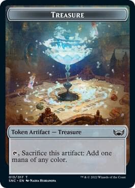 Treasure (013) // Wizard Double-Sided Token