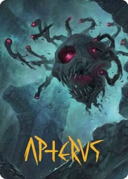 Death Tyrant Art Card (Gold-Stamped Signature)