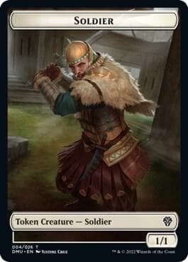 Soldier // Sand Warrior Double-Sided Token