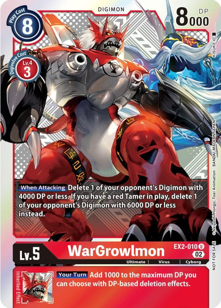 WarGrowlmon (Xros Encounter Pre-Release)