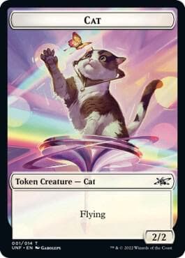 Cat // Storm Crow Double-sided Token