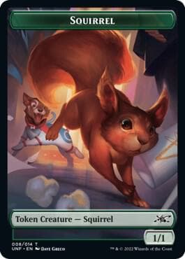 Squirrel // Storm Crow Double-sided Token
