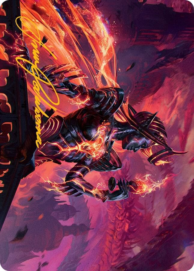 Ayara, Furnace Queen Art Card (Gold-Stamped Signature)