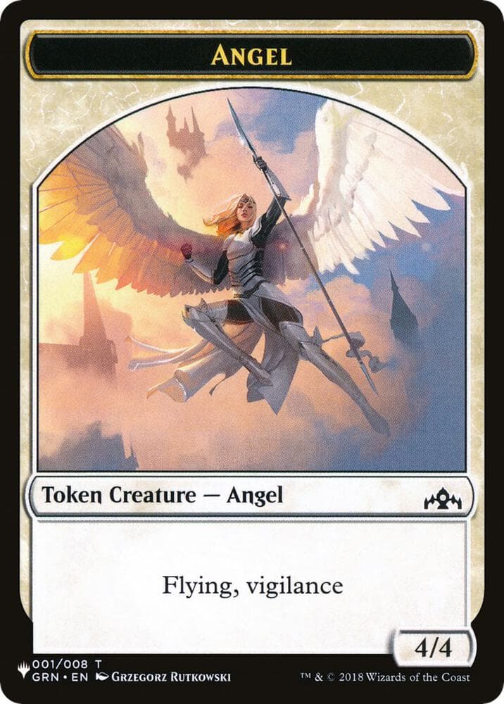 Angel // Warrior Double-Sided Token