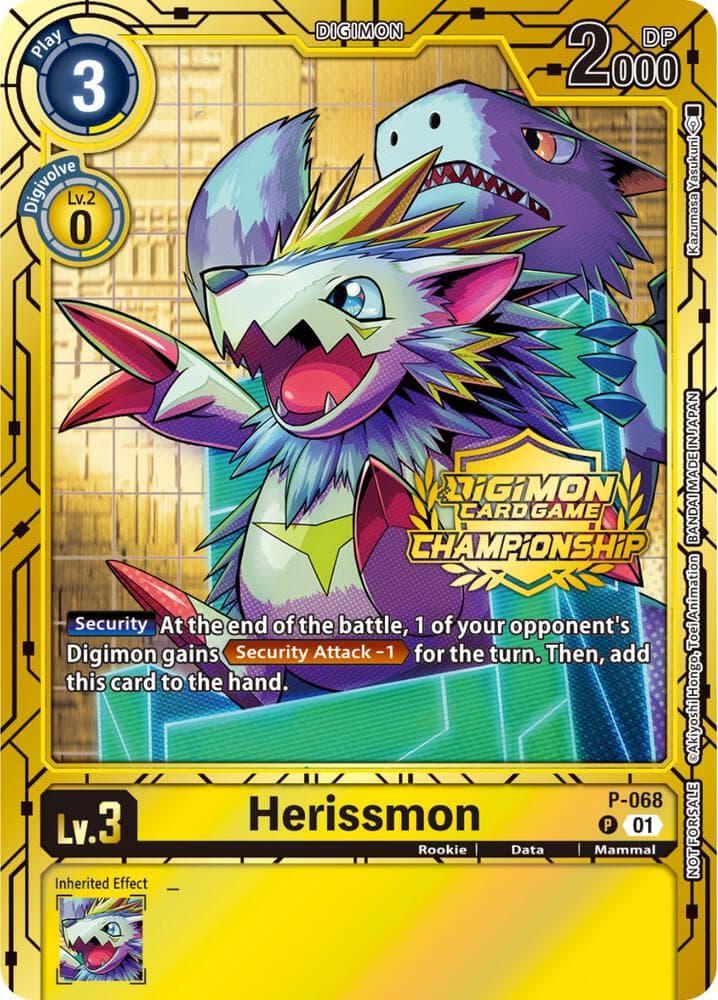 Herissmon - P-068 (Championship 2023 Gold Card Set)