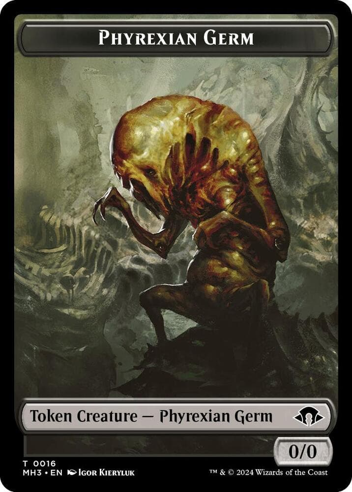 Phyrexian Germ // Whale Double-Sided Token