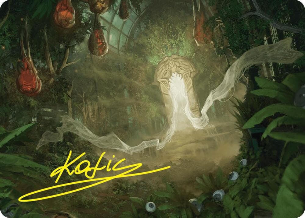 Hushwood Verge Art Card (Gold-Stamped Signature)