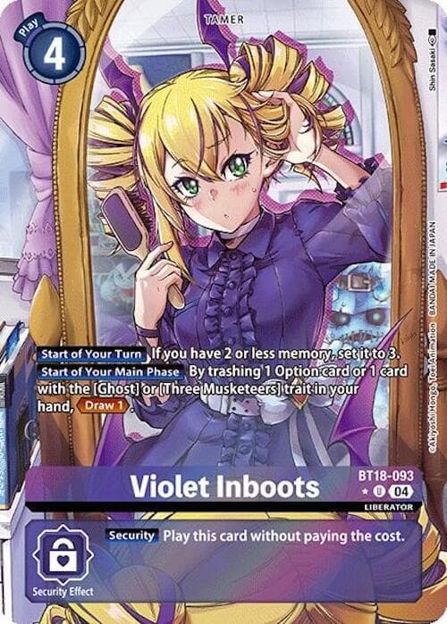 Violet Inboots - BT18-093 (Alternate Art)