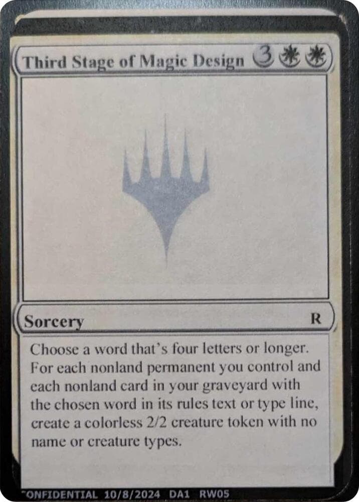 Third Stage of Magic Design