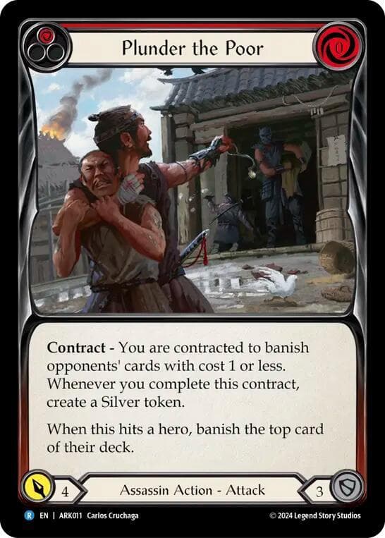 Plunder the Poor (Red)