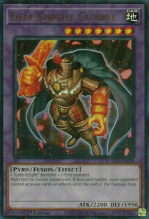 Gem-Knight Citrine