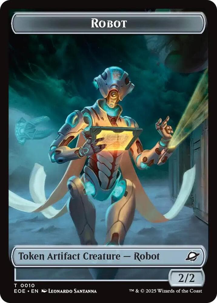 Robot // Drone Double-Sided Token