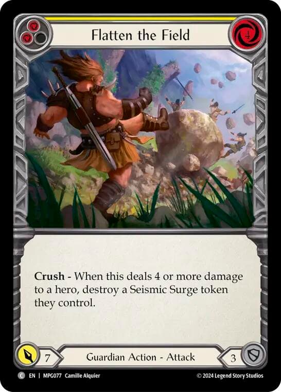 Flatten the Field (Yellow)