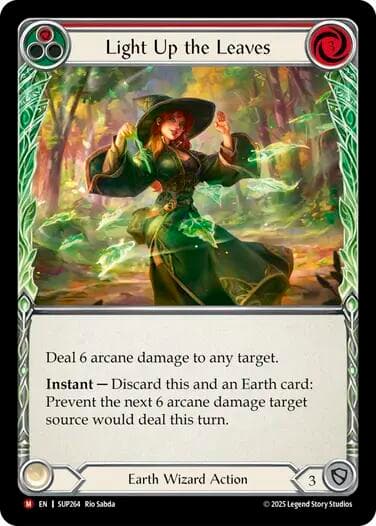 Light Up the Leaves (Red)