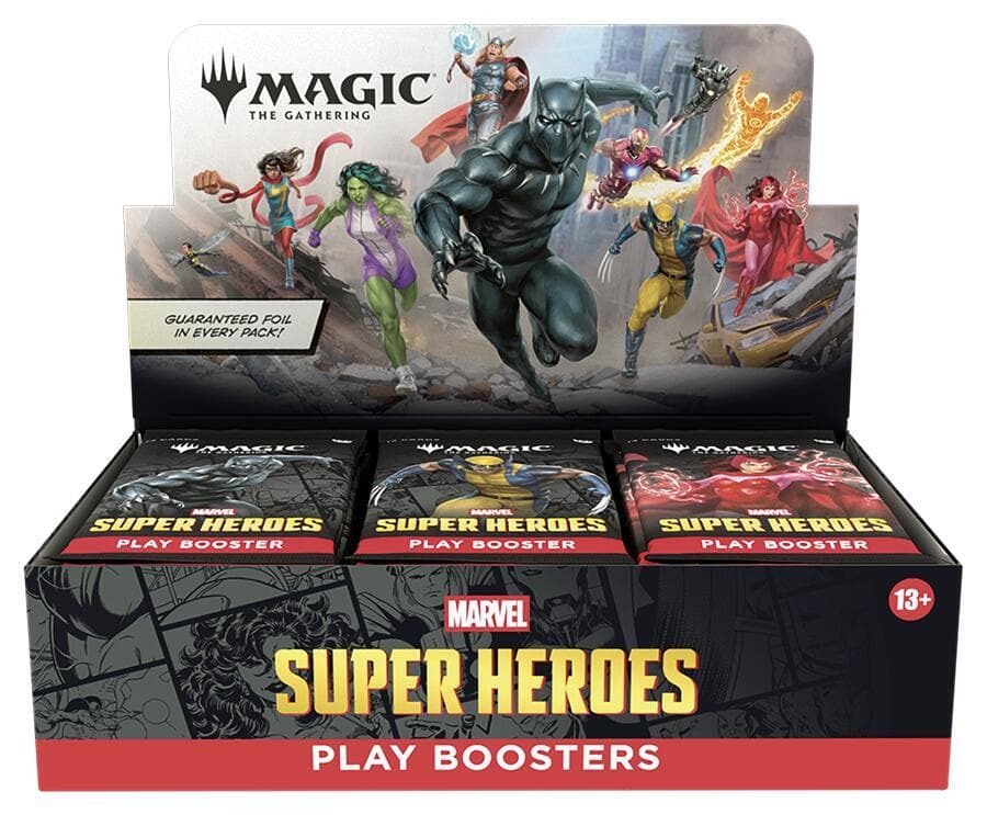 Marvel Super Heroes - Play Booster Display