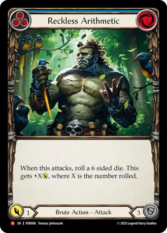 Reckless Arithmetic (Blue)