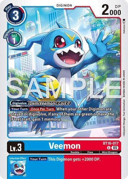 Veemon - BT16-017 (Reprint)