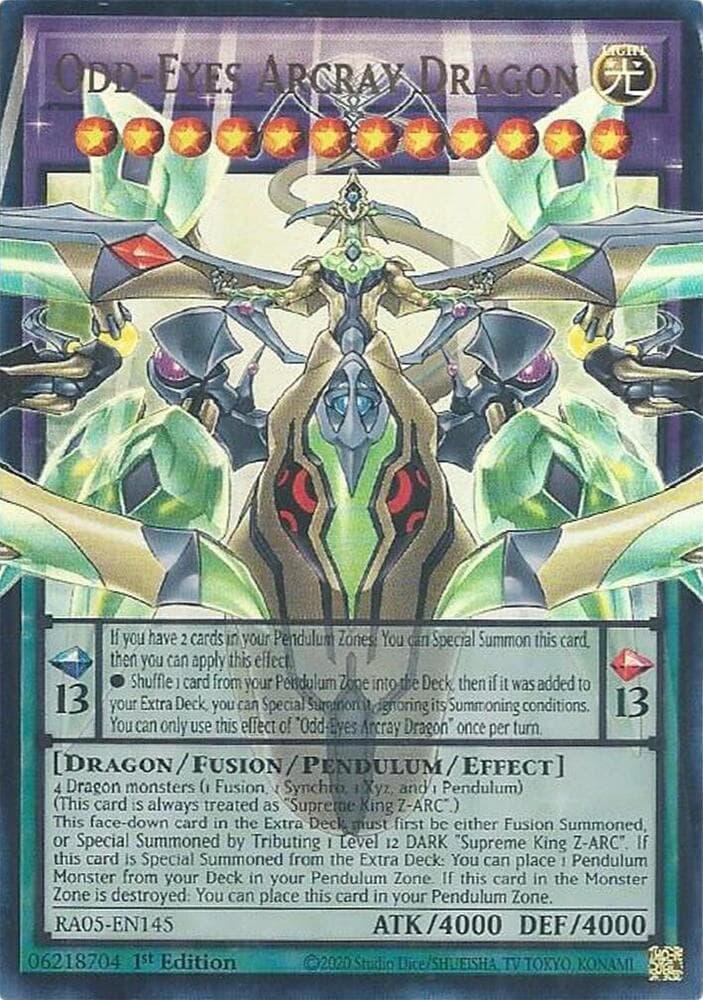 Odd-Eyes Arcray Dragon