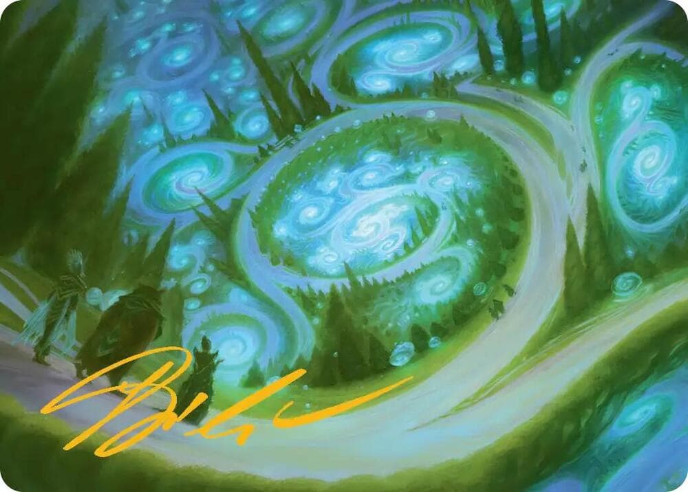 Mathemagics Art Card (Gold-Stamped Signature)