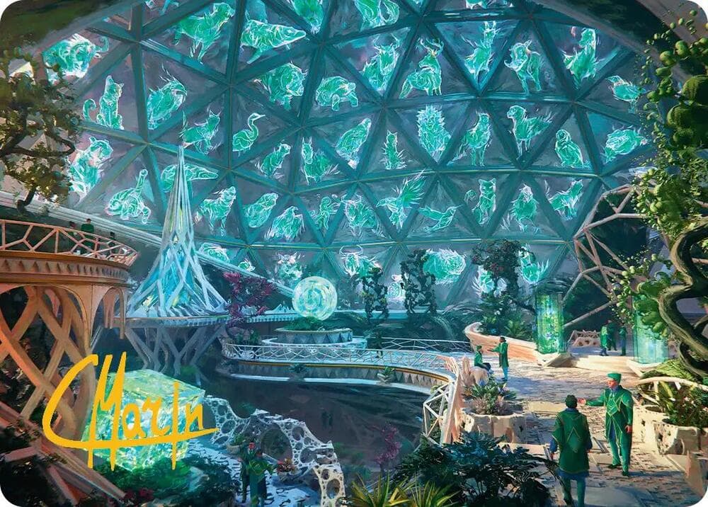 Lattice Library Art Card (Gold-Stamped Signature)