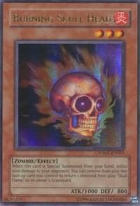 Burning Skull Head
